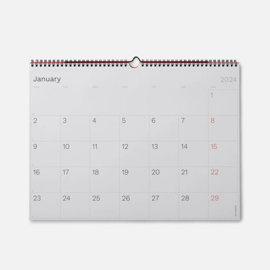 2024 Monthly Wall Planner