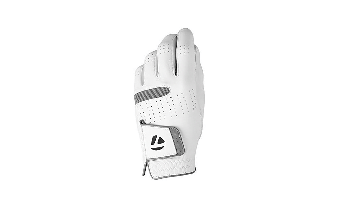 TaylorMade 2018 Tour Preferred Flex Glove, Medium, White, Left Hand