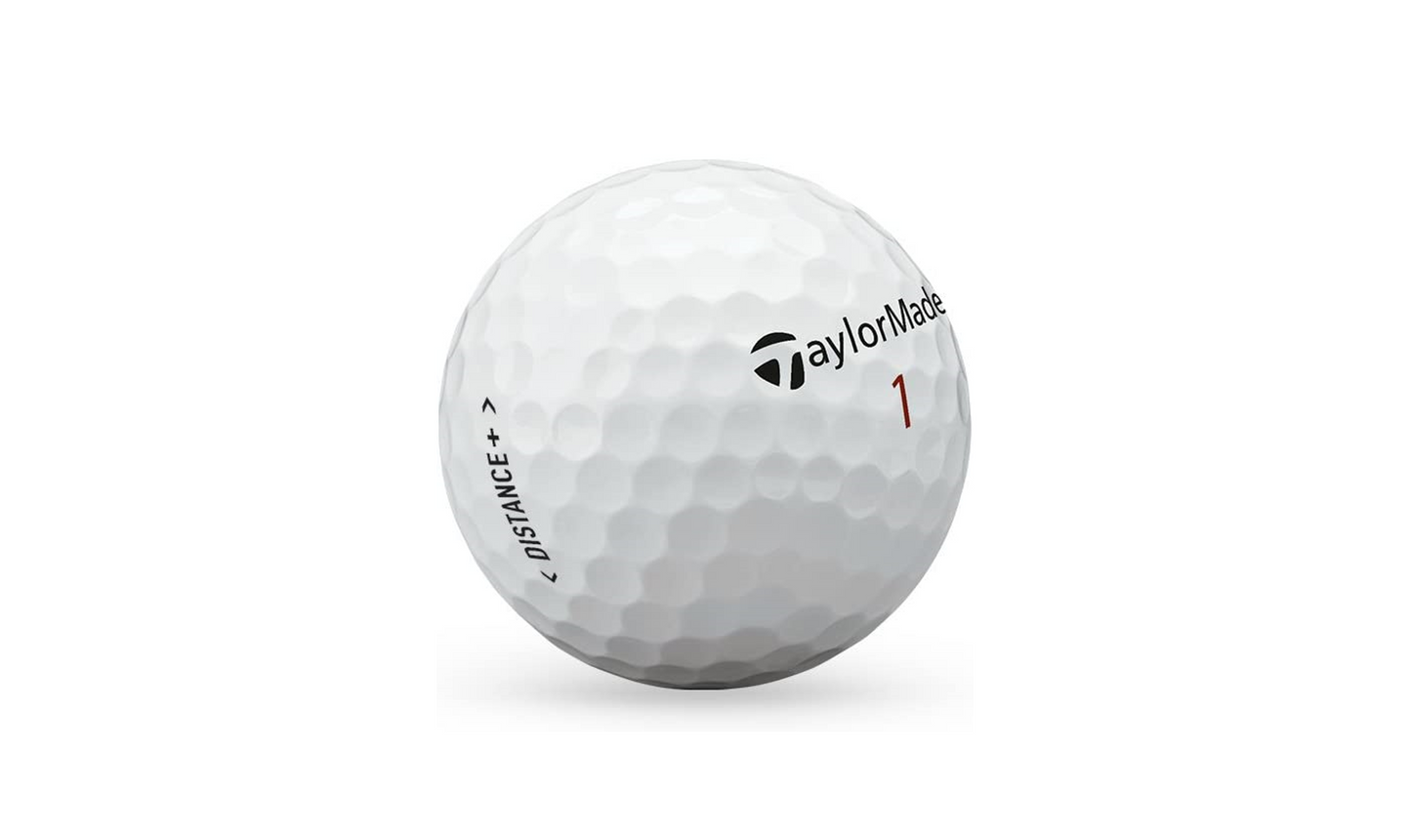 TaylorMade Distance Plus Golf Balls (One Dozen)