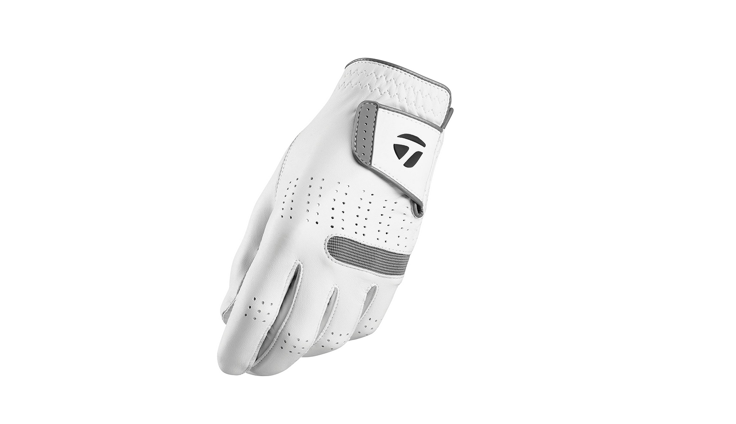 TaylorMade 2018 Tour Preferred Flex Glove, Medium, White, Left Hand
