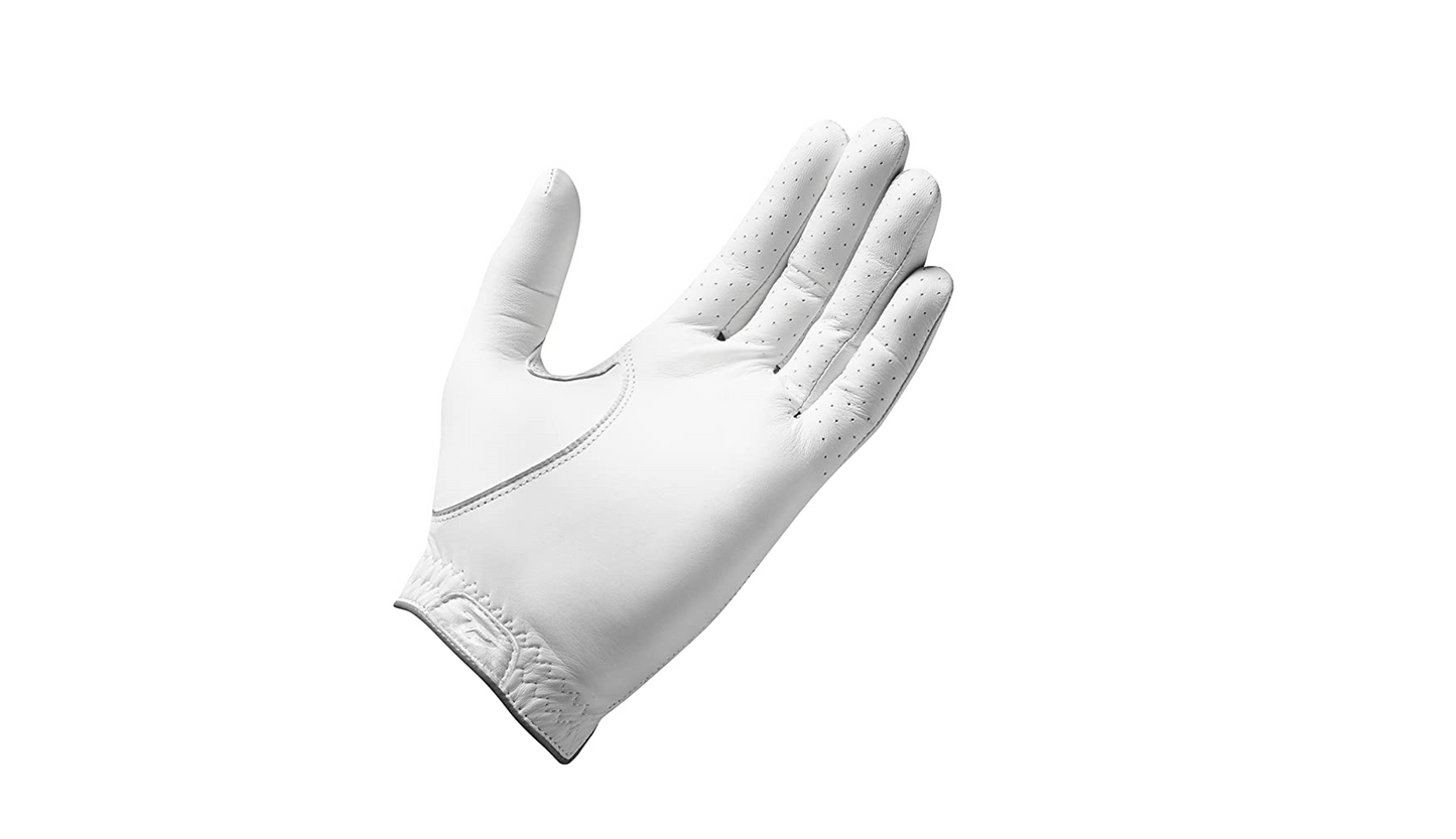 TaylorMade 2018 Tour Preferred Flex Glove, Medium, White, Left Hand