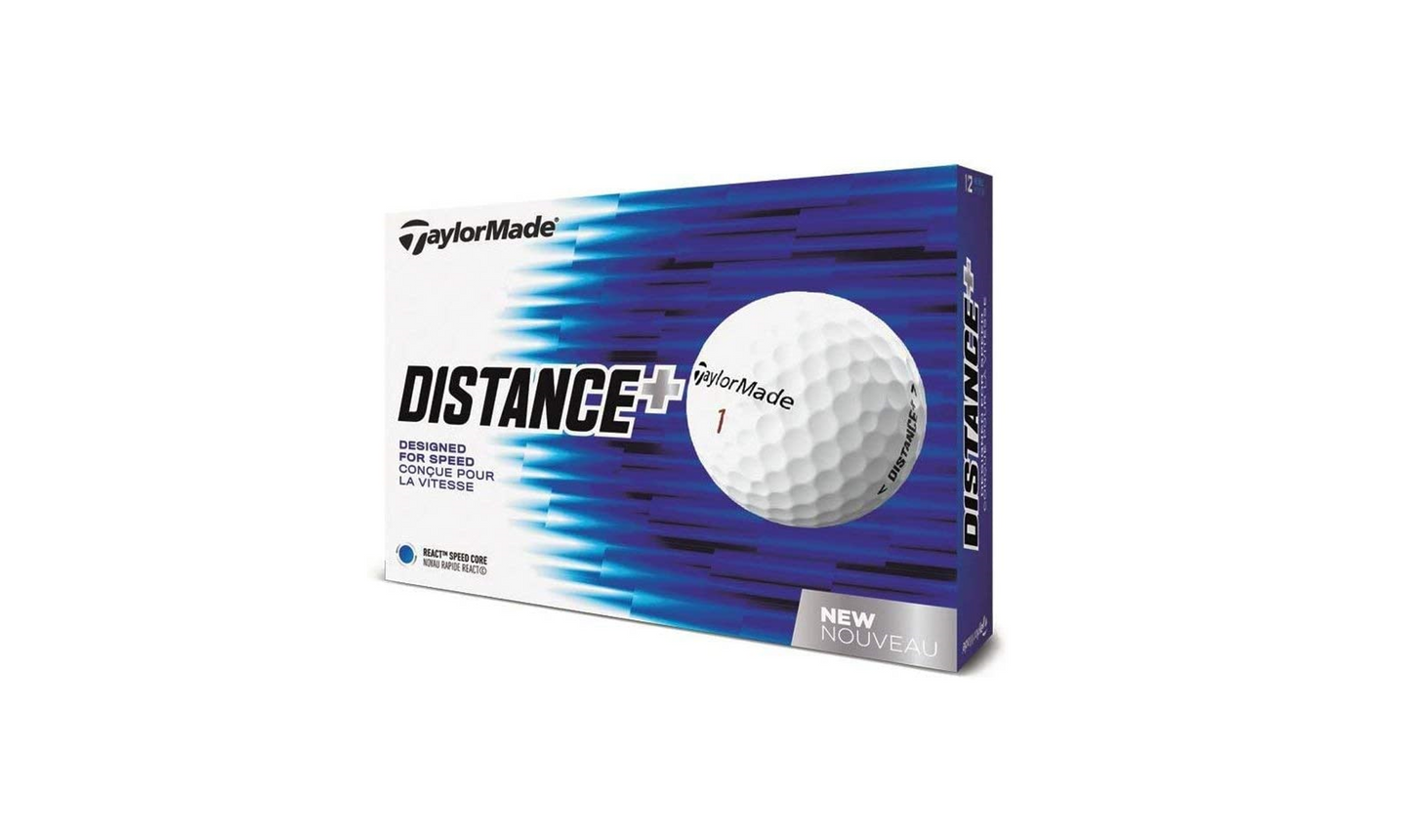 TaylorMade Distance Plus Golf Balls (One Dozen)