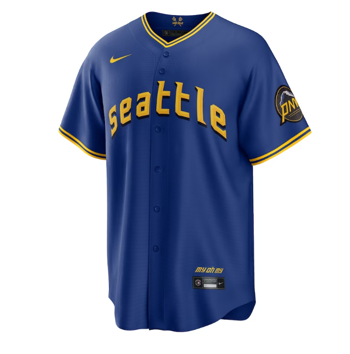 Men's Seattle Mariners Nike Royal 2023 City Connect Replica Jersey