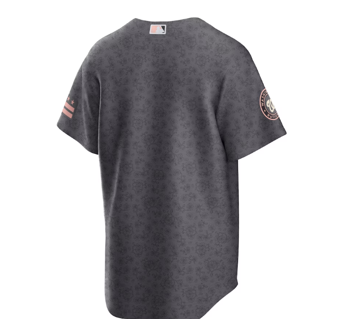 Men's Washington Nationals Nike Gray 2022 City Connect Replica Jersey