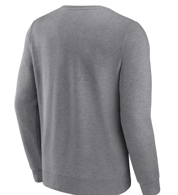 Men's Washington Nationals Fanatics Branded Heather Gray Simplicity Pullover Sweatshirt