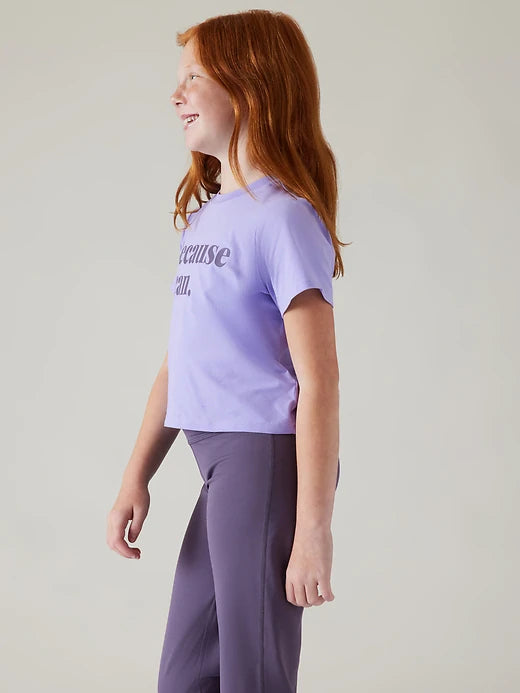 Athleta Girl x Simone Biles Crop Tee