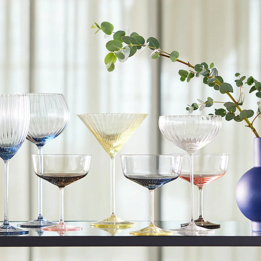 Celia Handblown Coupe Cocktail Glasses, Set of 2