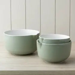 Ceramic Ribbed Mixing Bowl