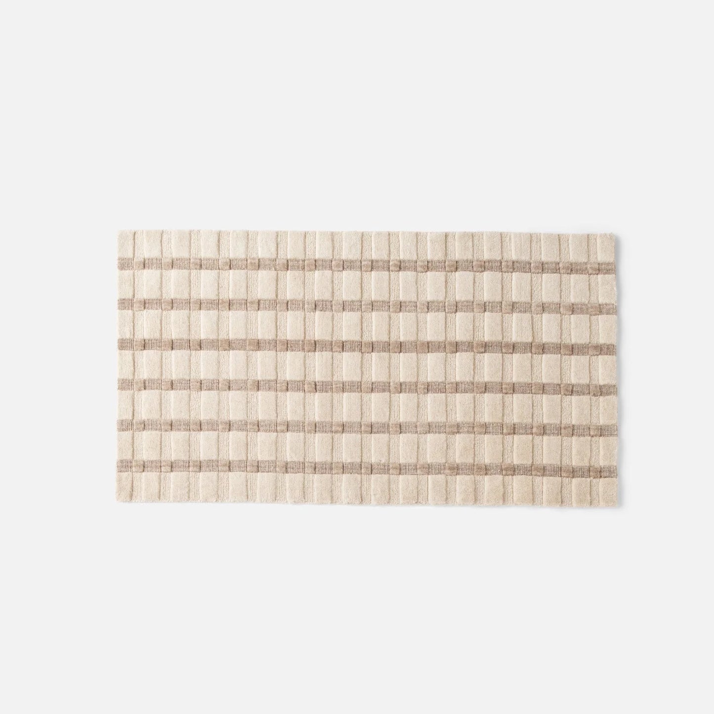 Ashlar Handwoven Wool Rug
