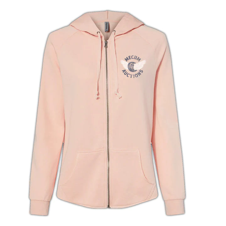 2022 MECUM WOMEN'S PINK BURN RUBBER HOODIE