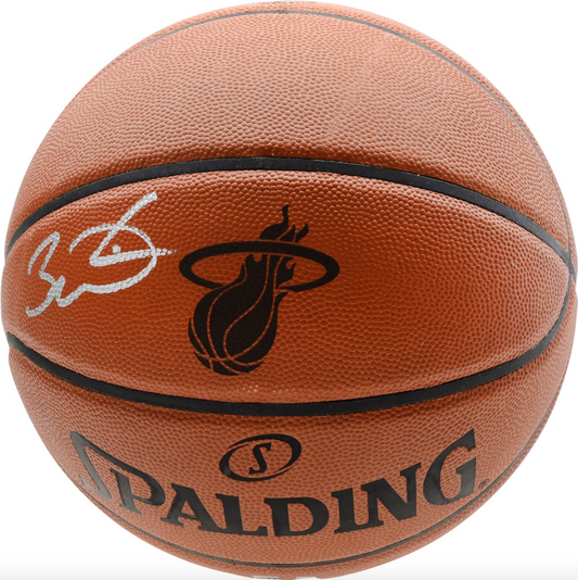 Autographed Miami Heat Dwyane Wade Fanatics Authentic Spalding Laser Engraved Official NBA Game Basketball