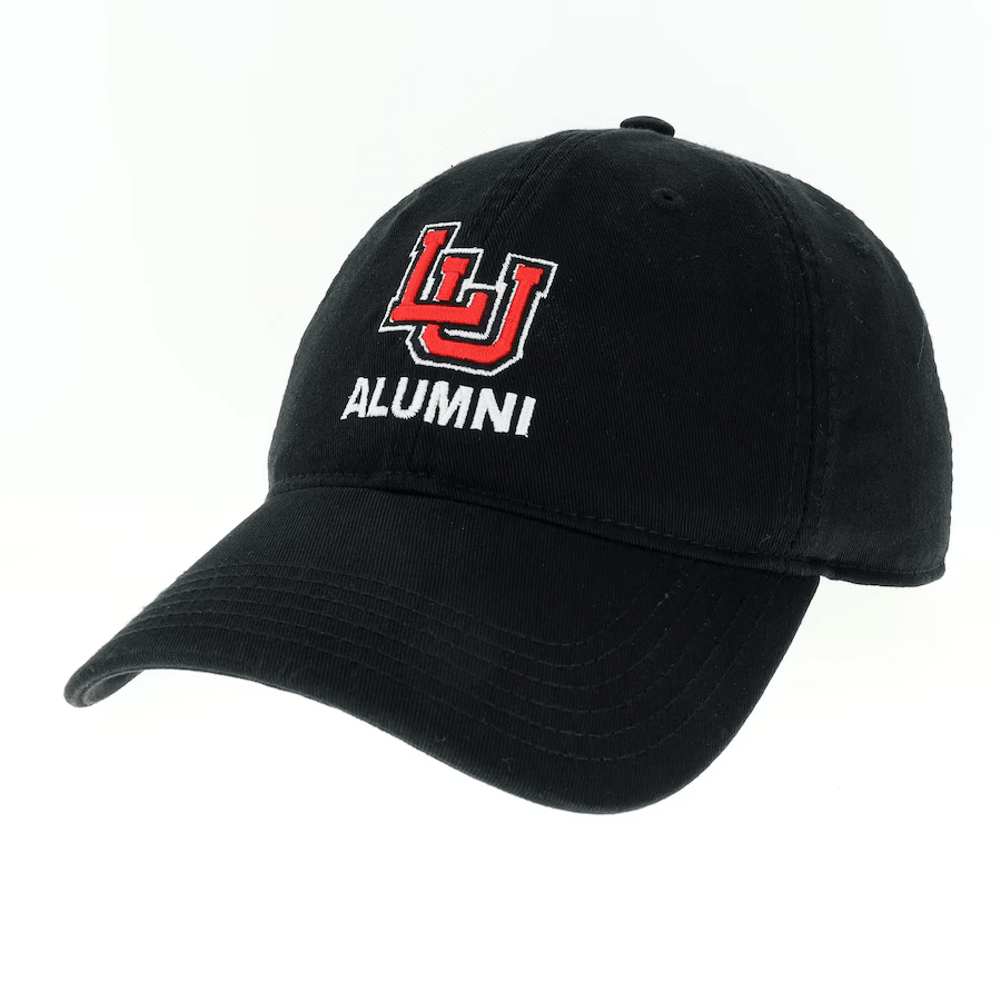 Mens LEGACY Black Lamar University Wordmark Alumni Adjustable Hat Fan