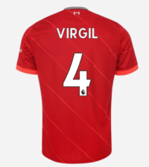 Van Dijk - LFC Nike Mens Home Stadium Jersey 21/22