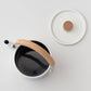 Enamel + Wood Kettle