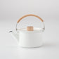 Enamel + Wood Kettle