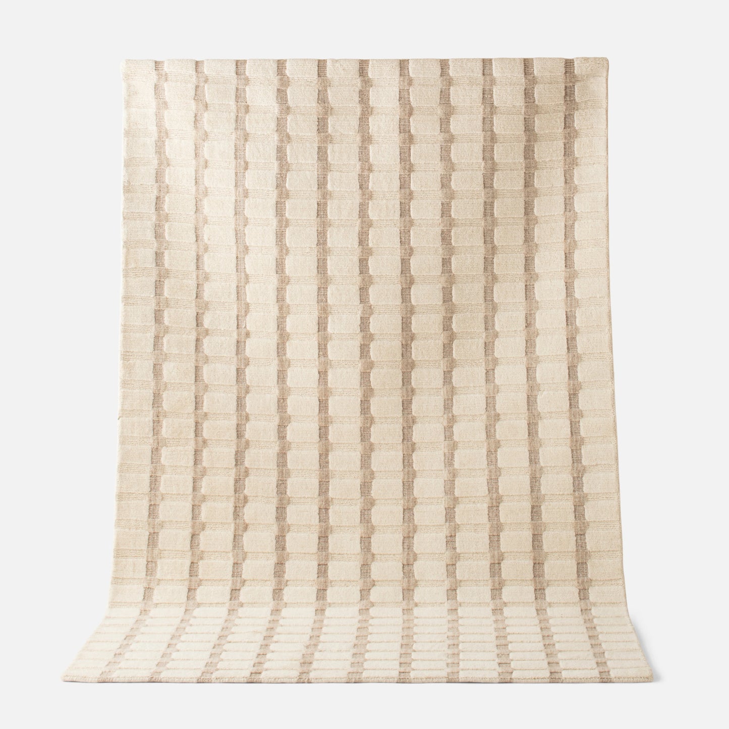 Ashlar Handwoven Wool Rug