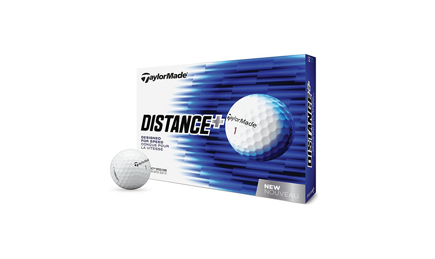 TaylorMade Distance Plus Golf Balls (One Dozen)