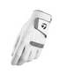 TaylorMade 2018 Tour Preferred Flex Glove, Medium, White, Left Hand