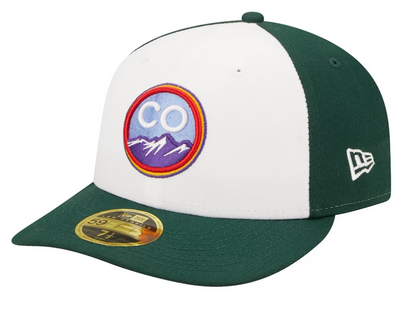 Men's Colorado Rockies New Era Green 2022 City Connect Low Profile 59FIFTY Fitted Hat