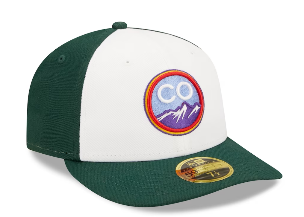 Men's Colorado Rockies New Era Green 2022 City Connect Low Profile 59FIFTY Fitted Hat
