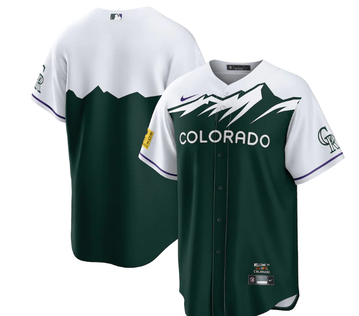 Men's Colorado Rockies Nike Green 2022 City Connect Replica Team Jersey