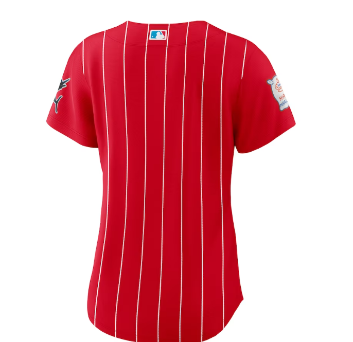 Women's Miami Marlins Nike Red City Connect Replica Jersey