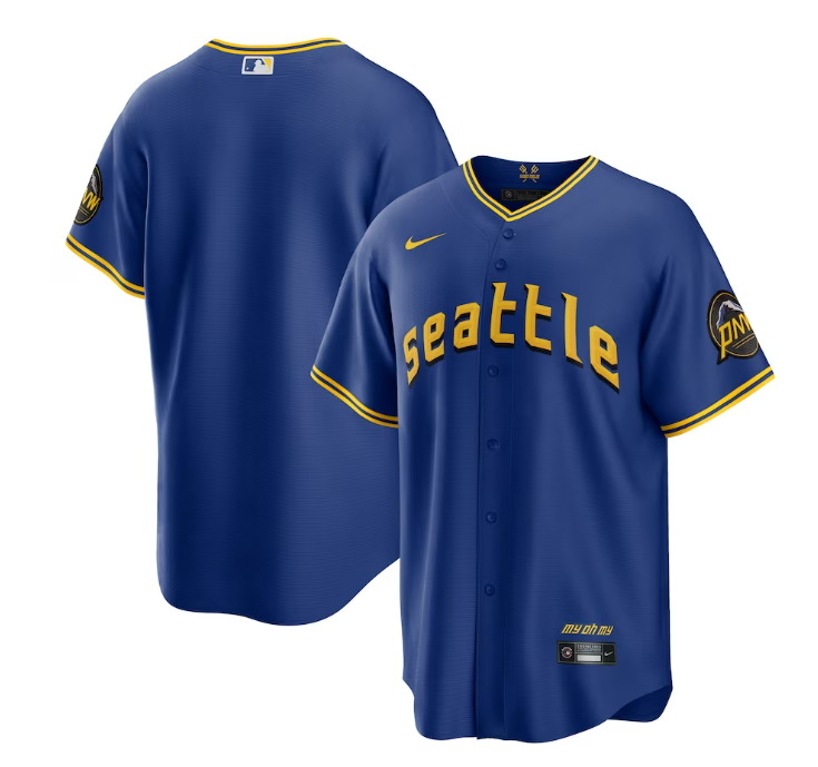 Men's Seattle Mariners Nike Royal 2023 City Connect Replica Jersey