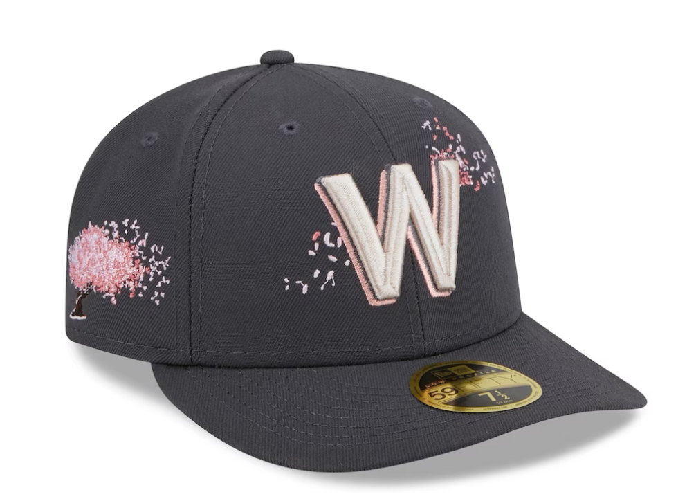 Men's Washington Nationals New Era Graphite 2022 City Connect Low Profile 59FIFTY Fitted Hat