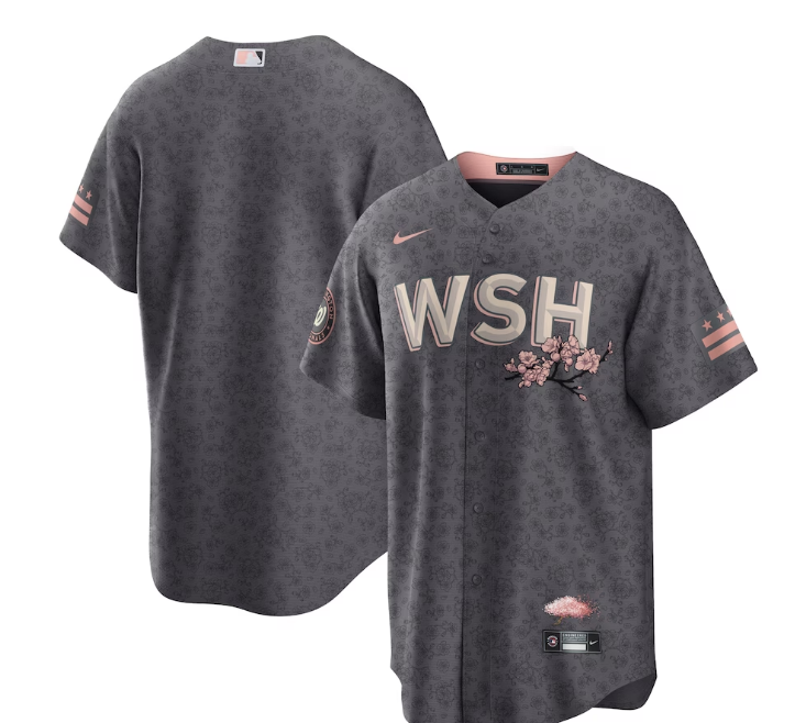 Men's Washington Nationals Nike Gray 2022 City Connect Replica Jersey