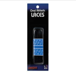 Unique Oval Athletic Laces (Black)