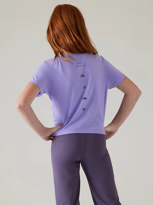 Athleta Girl x Simone Biles Crop Tee