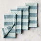 Essential Striped Cotton Napkins, Set of 4