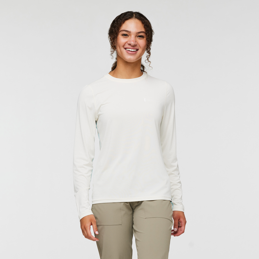 Fino Long-Sleeve Tech Tee - Women's, Bone, Model London