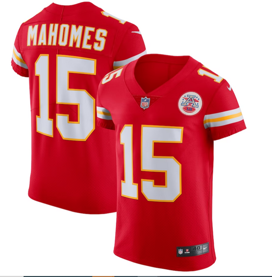 Patrick Mahomes Kansas City Chiefs Nike Vapor Elite Jersey - Red