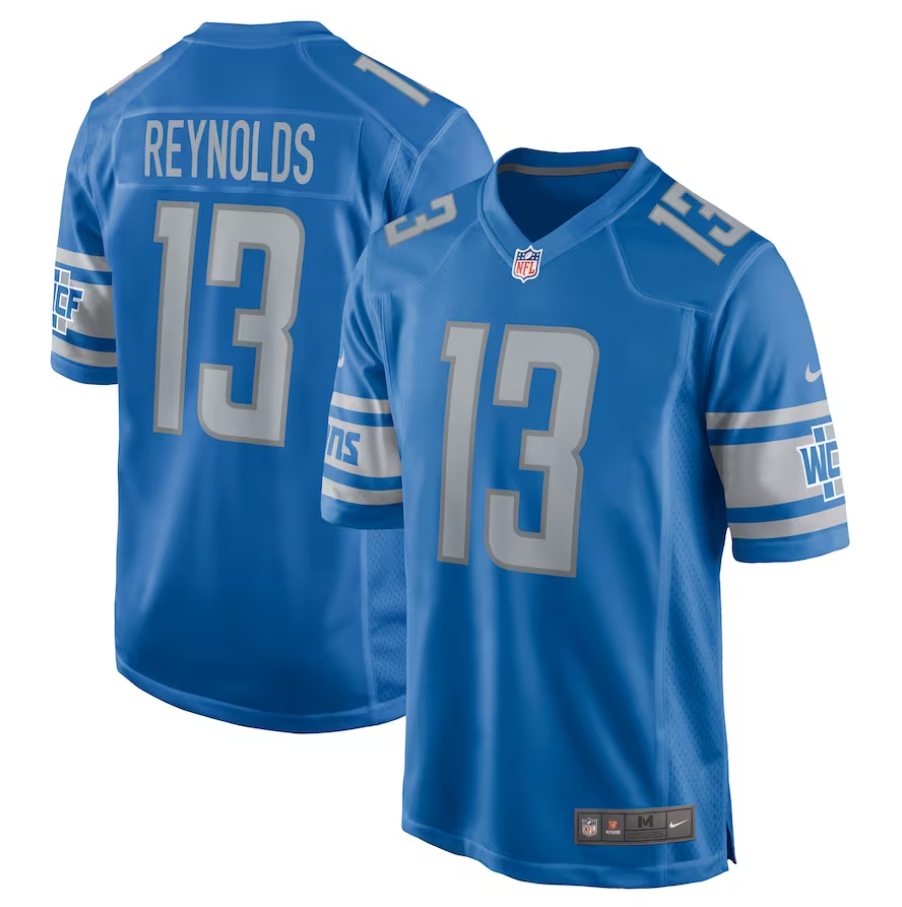 Craig Reynolds Detroit Lions Nike Game Player Jersey - Blue