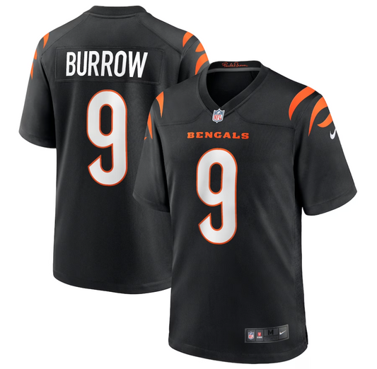 Joe Burrow Cincinnati Bengals Nike Game Jersey - Black