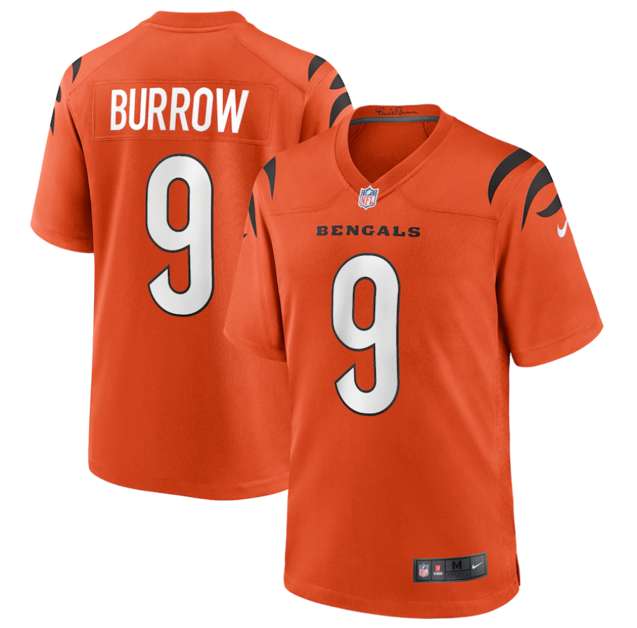 Joe Burrow Cincinnati Bengals Nike Game Jersey - Black