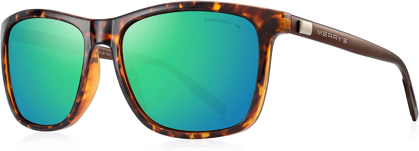 MERRY'S Unisex Polarized Aluminum Sunglasses Vintage S8286