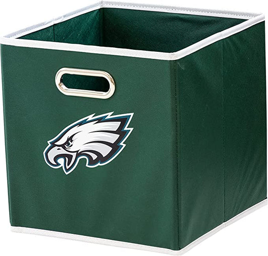 Franklin Sports NFL Storage Bins - Collapsible Cube Container + Storage Basket