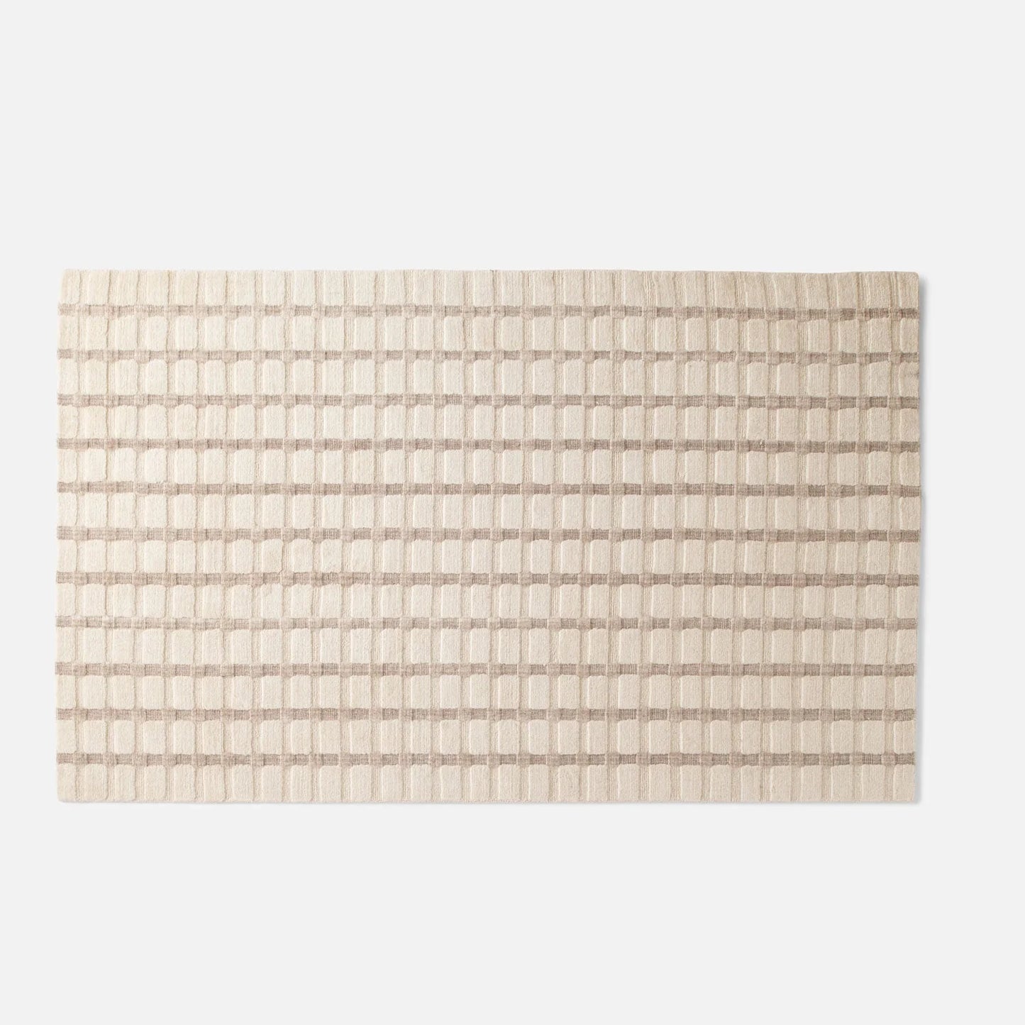 Ashlar Handwoven Wool Rug