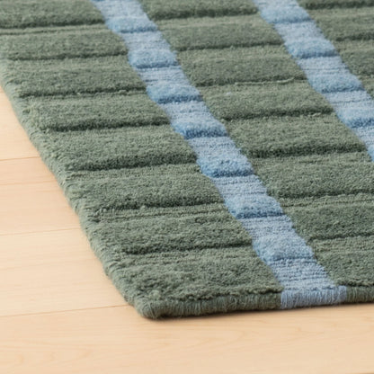Ashlar Handwoven Wool Rug
