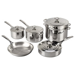 Le Creuset Stainless Steel 10 Piece Set