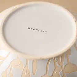 Shadow Floral Serving Bowl