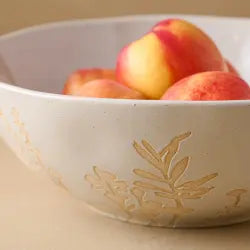 Shadow Floral Serving Bowl