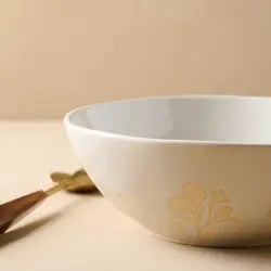 Shadow Floral Serving Bowl
