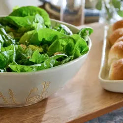 Shadow Floral Serving Bowl