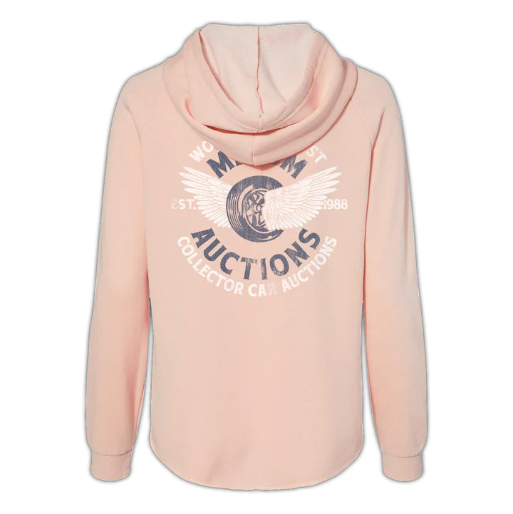 2022 MECUM WOMEN'S PINK BURN RUBBER HOODIE