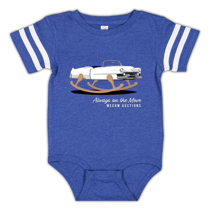 2022 MECUM YOUTH BLUE ON THE MOVE ONESIE