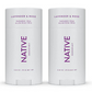 Native Deodorant | Natural Deodorant for Women and Men, Aluminum Free with Baking Soda, Probiotics, Coconut Oil and Shea Butter | Unscented