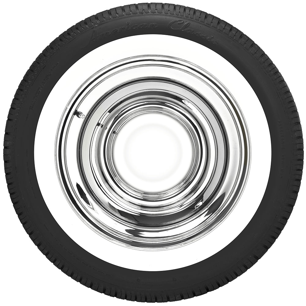 American Classic Radial | 1 3/4 Inch Whitewall Tire | 235/55R17
